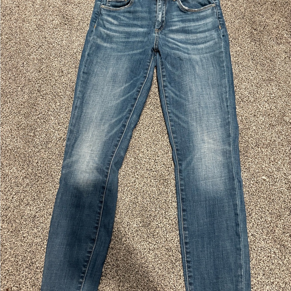 Blank NYC Women's Slim Straight Jeans in Faded Blue